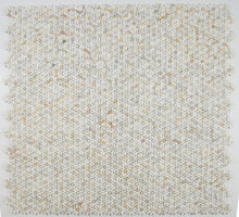 Load image into Gallery viewer, Elysium Tiles Daisy Wild Calacatta Gold 12.75" x 13.25" Mosaic Tile