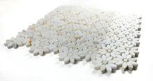 Load image into Gallery viewer, Elysium Tiles Daisy Wild Calacatta Gold 12.75" x 13.25" Mosaic Tile