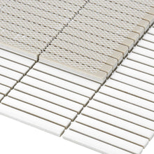 Load image into Gallery viewer, Elysium Tiles Hulu Calacatta Band Matte 11.25" x 12" Mosaic Tile