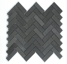 Load image into Gallery viewer, Elysium Tiles Herringbone Basalt  11" x 12.50" Mosaic Tile