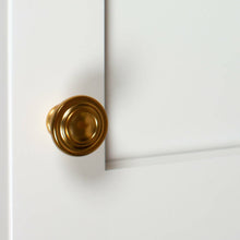 Load image into Gallery viewer, 32mm (1.25") Satin Gold Classic Round Ring Cabinet Knob