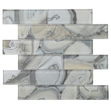 Load image into Gallery viewer, Elysium Tiles Casale Shell Grey 11.75" x 11.75" Subway Tile