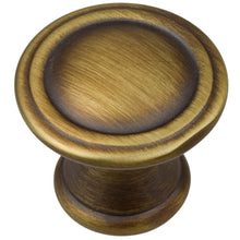 Load image into Gallery viewer, 25.5 mm (1")  Satin Pewter Classic Reeded Round Cabinet Knob