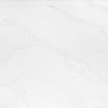 Load image into Gallery viewer, Bedrosians Sequel Encore Calacatta Ravenna Polished Bookmatched Side A 126" x 63" Quartz Slab