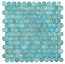 Load image into Gallery viewer, Elysium Tiles Malibu Turquoise Penny 12.25" x 12.25" Mosaic Tile