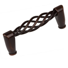 Load image into Gallery viewer, 95mm (3.75") Center to Center Oil Rubbed Bronze Classic Twisted Birdcage Pull Cabinet Hardware Handle