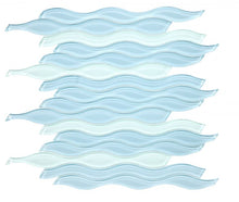 Load image into Gallery viewer, Elysium Tiles Water Sapphire 11.5" x 12.5" Mosaic Tile