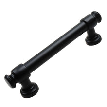 Load image into Gallery viewer, 95mm (3.75") Center to Center Matte Black Classic Euro Bar Pull Cabinet Hardware Handle