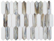 Load image into Gallery viewer, Elysium Tiles Newport Arrow Dawn 10.25" x 10.5" Mosaic Tile