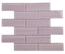 Load image into Gallery viewer, Elysium Tiles Casale Purple Painting 11.75" x 11.75" Mosaic Tile