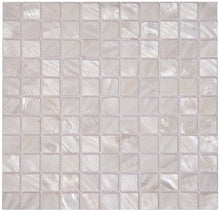 Load image into Gallery viewer, Elysium Tiles Pearl White Square 11.75" x 11.75" Mosaic Tile