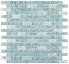 Load image into Gallery viewer, Elysium Tiles Icy Ocean Stack 11.75" x 12" Mosaic Tile