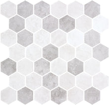 Load image into Gallery viewer, Elysium Tiles Hexagon Zelik XL Helsinki 11.25" x 11.25" Mosaic Tile