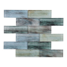 Load image into Gallery viewer, Elysium Tiles Art Wood Lake 11.75" x 11.75" Mosaic Tile