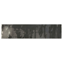 Load image into Gallery viewer, GT Princeton Glaze Series Nero Night 3" x 12" Mosaic Tile (4.85 ft² Per Box)
