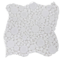 Load image into Gallery viewer, Elysium Tiles Lady Bianco 10.75" x 10.75" Mosaic Tile