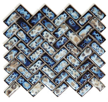 Load image into Gallery viewer, Elysium Tiles Tango Ocean 9.5" x 11" Mosaic Tile