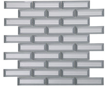 Load image into Gallery viewer, Elysium Tiles Fierro Silver 11.75" x 11.75" Mosaic Tile