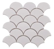 Load image into Gallery viewer, Elysium Tiles Snowglass Scale 9.25" x 9.5" Mosaic Tile