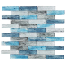 Load image into Gallery viewer, Elysium Tiles Art Ocean Stack 11.75" x 11.75" Mosaic Tile