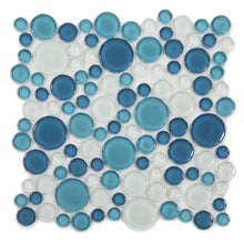 Load image into Gallery viewer, Elysium Tiles Lady Ocean 10.75" x 10.75" Mosaic Tile