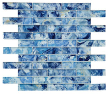 Load image into Gallery viewer, Elysium Tiles Watercolor Blue 11.75" x 11.75" Mosaic Tile