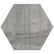 Load image into Gallery viewer, GT Princeton Glaze Hex Series Victorian Pewter 4.75" x 5.5" Mosaic Tile (4.54 ft² Per Box)