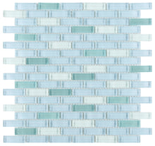 Load image into Gallery viewer, Elysium Tiles Summer Blue 11.75" x 11.75" Mosaic Tile