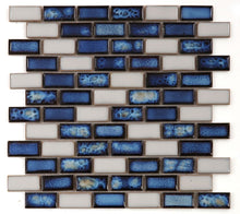 Load image into Gallery viewer, Elysium Tiles Brick Ocean 11.75" x 11.75" Mosaic Tile