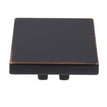 Load image into Gallery viewer, 38mm (1.5") Weathered Nickel Modern Thin Square Cabinet Knob