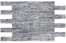 Load image into Gallery viewer, Elysium Tiles Aura Shell Silver 4" x 24" Mosaic Tile