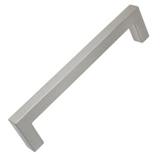 Load image into Gallery viewer, 127mm (5") Center to Center Satin Nickel Solid Square Bar Pull Cabinet Hardware Handle