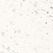 Load image into Gallery viewer, Bedrosians Sequel Encore Manitoba White Polished 126" x 63" Quartz Slab