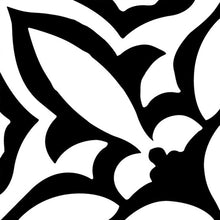 Load image into Gallery viewer, GT Retro Neuve Collection Fleur Noir 7.875" x 7.875" Ceramic Tile (8.17 ft² Per Box)