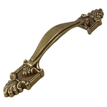 Load image into Gallery viewer, 89mm (3.5") Center to Center Antique Brass Rustic Cabinet Pull