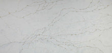 Load image into Gallery viewer, Vadara Quartz Sereno Gold Polished 126" x 63" Quartz Slab