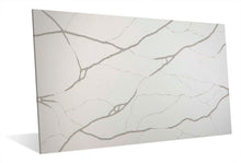 Load image into Gallery viewer, Vadara Quartz Calacatta Belleza Polished 126" x 63" Quartz Slab