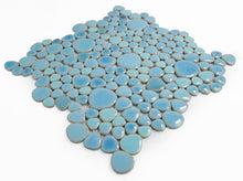 Load image into Gallery viewer, Elysium Tiles Growing Jewel Blue 11.5" x 11.5" Mosaic Tile
