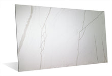 Load image into Gallery viewer, Vadara Quartz Calacatta Blanco Polished 126" x 63" Quartz Slab