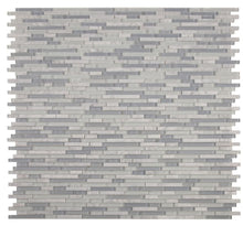 Load image into Gallery viewer, Elysium Tiles Linear Grey Label 11.75" x 11.75" Mosaic Tile