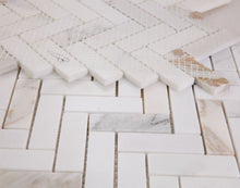 Load image into Gallery viewer, Elysium Tiles Herringbone Sunrise 11" x 12.5" Mosaic Tile