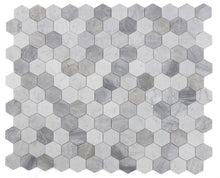 Load image into Gallery viewer, Elysium Tiles Hexagon City Grey 10.25" x 11.75" Mosaic Tile