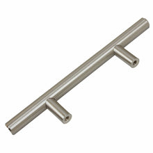 Load image into Gallery viewer, 76mm (3") Center to Center Polished Chrome Modern Solid Steel Cabinet Hardware Handle