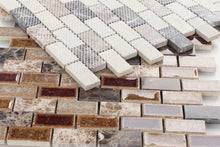 Load image into Gallery viewer, Elysium Tiles Princess Brick 10.75" x 11.75" Mosaic Tile