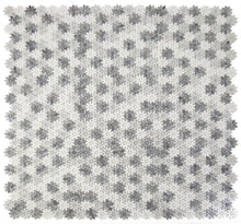 Load image into Gallery viewer, Elysium Tiles Daisy Wild Grey 12.5" x 13" Mosaic Tile