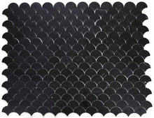 Load image into Gallery viewer, Elysium Tiles Dragon Scale Marquina 10.5" x 13" Mosaic Tile
