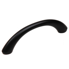 Load image into Gallery viewer, 70mm (2.75") Center to Center Matte Black Modern Loop Pull Cabinet Hardware Handle