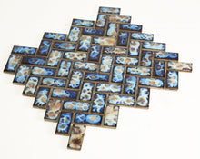 Load image into Gallery viewer, Elysium Tiles Tango Ocean 9.5" x 11" Mosaic Tile