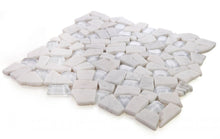 Load image into Gallery viewer, Elysium Tiles Pebble Carrara 12" x 12" Mosaic Tile