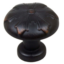 Load image into Gallery viewer, 28.5 mm (1.125") Oil Rubbed Bronze Transitional Round Snowflake Cabinet knob